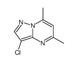 3-chloro-5,7-dimethylpyrazolo[1,5-a]pyrimidine结构式