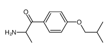 2-Amino-1-(4-isobutoxy-phenyl)-propan-1-one Structure