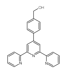 [4-(2,2':6',2''-terpyridin-4'-yl)phenyl]methanol结构式