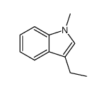 1-methyl-3--ethyl indole结构式