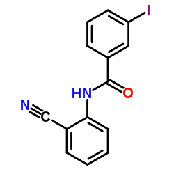 N-(2-Cyanophenyl)-3-iodobenzamide Structure