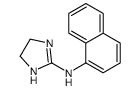 N-naphthalen-1-yl-4,5-dihydro-1H-imidazol-2-amine结构式