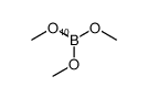 tris(methoxy)borane Structure