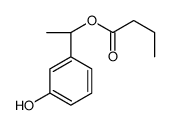 [(1R)-1-(3-hydroxyphenyl)ethyl] butanoate结构式