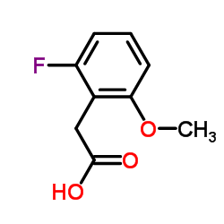 (2-Fluoro-6-methoxyphenyl)acetic acid Structure