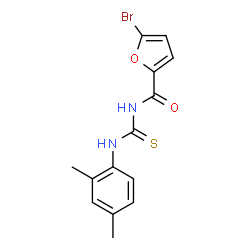 5-bromo-N-{[(2,4-dimethylphenyl)amino]carbonothioyl}-2-furamide structure