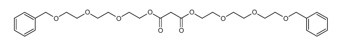 bis(2-(2-(2-(benzyloxy)ethoxy)ethoxy)ethyl) malonate Structure