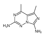 4,5-Dimethylimidazo[5,1-f][1,2,4]triazine-2,7-diamine Structure