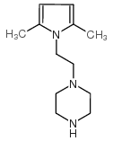 Piperazine,1-[2-(2,5-dimethyl-1H-pyrrol-1-yl)ethyl]- Structure