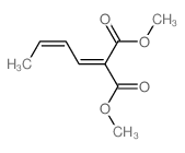 Propanedioic acid,2-(2-buten-1-ylidene)-, 1,3-dimethyl ester picture