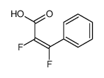 2,3-difluoro-3-phenylprop-2-enoic acid结构式