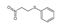 1-nitro-2-(phenylthio)ethane结构式