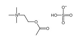 2-acetyloxyethyl(trimethyl)azanium,hydrogen sulfate结构式