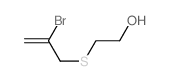 Ethanol,2-[(2-bromo-2-propen-1-yl)thio]- Structure