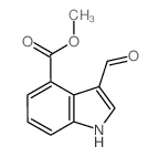 3-醛基-1H-吲哚-4-甲酸甲酯图片