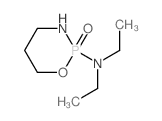 2H-1,3,2-Oxazaphosphorin-2-amine,N,N-diethyltetrahydro-, 2-oxide Structure