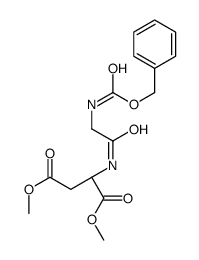 dimethyl (2S)-2-[[2-(phenylmethoxycarbonylamino)acetyl]amino]butanedioate结构式