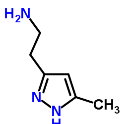 2-(3-甲基-1H-吡唑-5-基)乙胺结构式