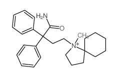 4-(1-methyl-1-azoniaspiro[4.5]dec-1-yl)-2,2-diphenyl-butanamide picture