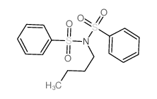 N-(benzenesulfonyl)-N-butyl-benzenesulfonamide picture