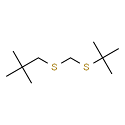 1-[(tert-Butylthio)methylthio]-2,2-dimethylpropane Structure