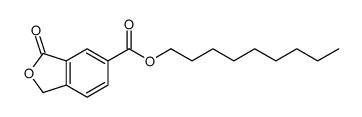 3-Oxo-1,3-dihydro-5-isobenzofurancarboxylic acid nonyl ester结构式
