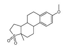 17-thia-3-methoxy-8 alpha,14 beta-estra-1,3,5(10)-triene-17-dioxide结构式