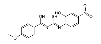 N-[(2-hydroxy-4-nitrophenyl)carbamothioyl]-4-methoxybenzamide Structure