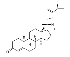 24-Methylenecholest-4-en-3-one Structure