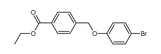 4-(4-Bromphenoxymethyl)-benzoesaeureaethylester Structure