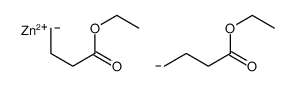 zinc,ethyl butanoate Structure