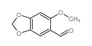 6-甲氧基苯并[1,3]二恶唑-5-甲醛图片