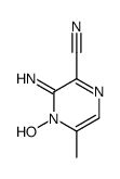 Pyrazinecarbonitrile, 3-amino-5-methyl-, 4-oxide (9CI) Structure