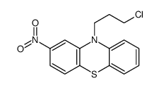 10-(3-chloropropyl)-2-nitrophenothiazine Structure