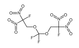 2-[difluoro-(2-fluoro-2,2-dinitroethoxy)methoxy]-1-fluoro-1,1-dinitroethane Structure