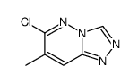 6-氯-7-甲基-[1,2,4]三唑并[4,3-b]哒嗪结构式