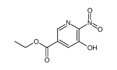 5-hydroxy-6-nitro-nicotinic acid ethyl ester Structure