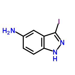 3-碘-5-氨基吲唑结构式