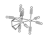 {Os3(CO)10(cis-η4-buta-1,3-diene)}结构式