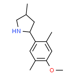 Pyrrolidine, 2-(4-methoxy-2,5-dimethylphenyl)-4-methyl- (9CI)结构式