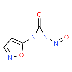 Isoxazole, 5-(carbonylnitrosohydrazino)- (9CI)结构式