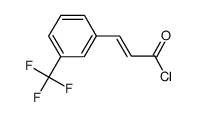 3-[3-(trifluoromethyl)phenyl]-2-propenoylhloride结构式