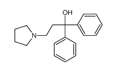 alpha,alpha-diphenylpyrrolidine-1-propanol structure