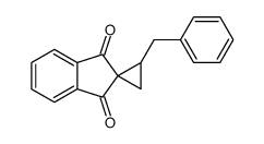 2-benzylspiro[cyclopropane-1,2'-indene]-1',3'-dione结构式