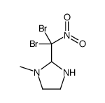 2-[dibromo(nitro)methyl]-1-methylimidazolidine结构式