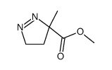 methyl 5-methyl-3,4-dihydropyrazole-5-carboxylate结构式