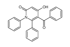 5-benzoyl-4-hydroxy-1,6-diphenylpyridin-2-one结构式