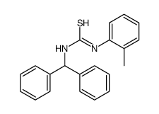 1-benzhydryl-3-(2-methylphenyl)thiourea Structure