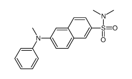 N,N-dimethyl-6-(N-methylanilino)naphthalene-2-sulfonamide Structure