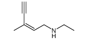 N-ethyl-3-methylpent-2-en-4-yn-1-amine Structure